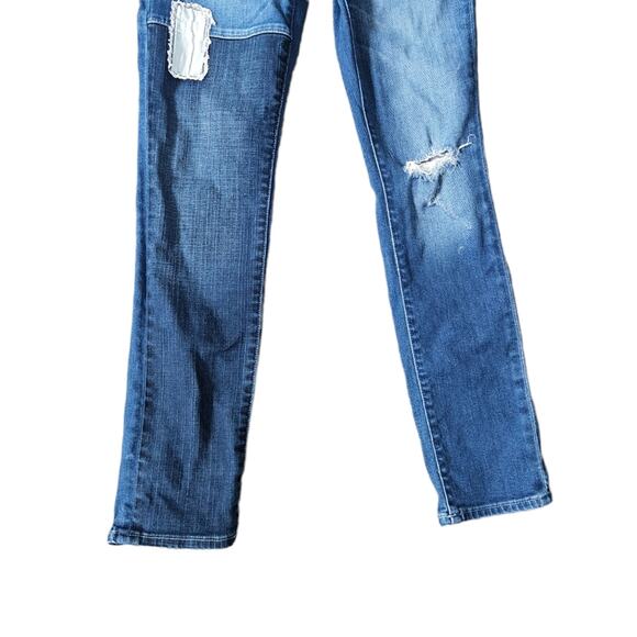 Pilcro & The Letterpress Jeans Size 28 Stet Distressed Skinny Jeans Anthro - Picture 4 of 10